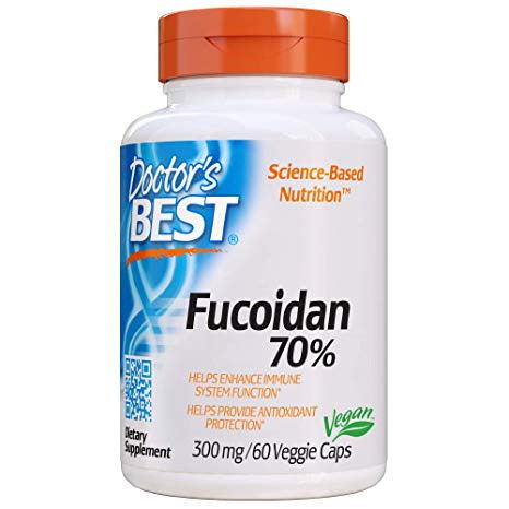 DOCTOR'S BEST fukoidaan 70% – fukoidaaniekstrakt 300 mg 60 kapslit
