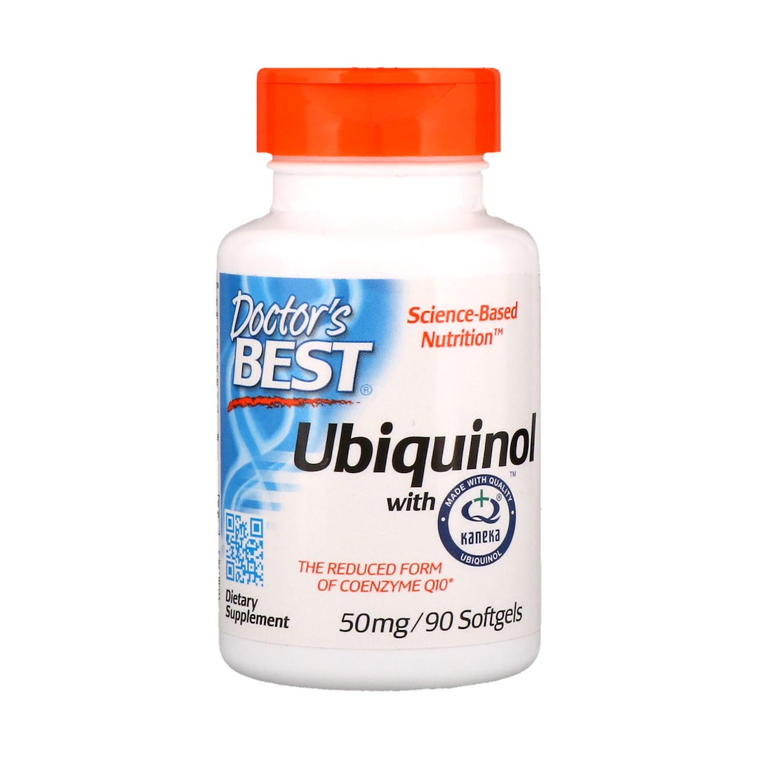 Doctor's Best ubikinool – koensüüm Q10 50 mg 90 kapslit
