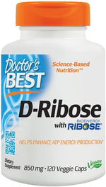 DOCTOR'S BEST D-riboos – D-riboos 850 mg 120 kapslit