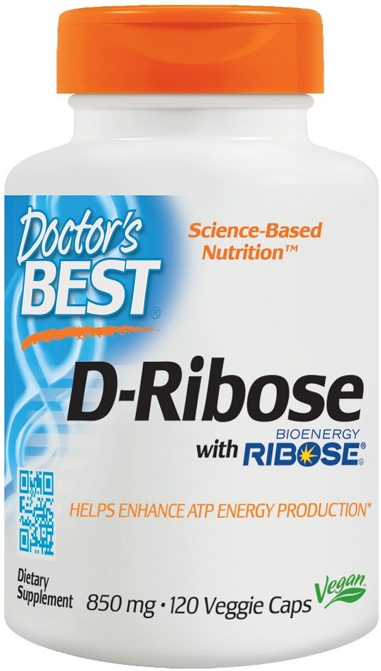 DOCTOR'S BEST D-riboos – D-riboos 850 mg 120 kapslit