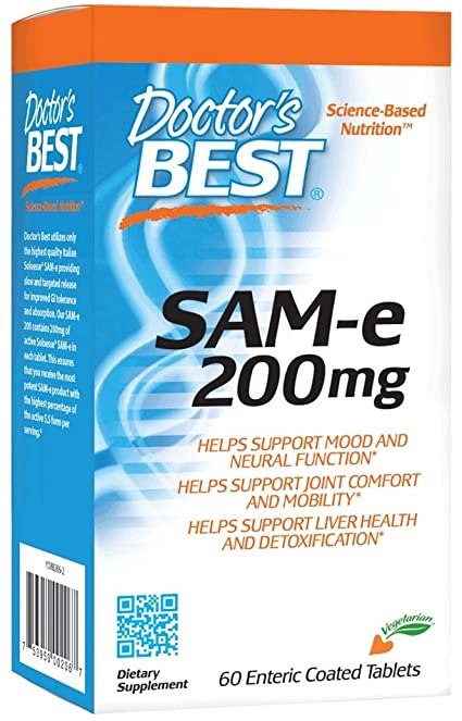 Doctor's Best SAM-e 200 mg 60 tabletti