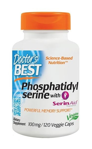 DOCTOR'S BEST fosfatidüülseriin - fosfatidüülseriin 100 mg 120 kapslit