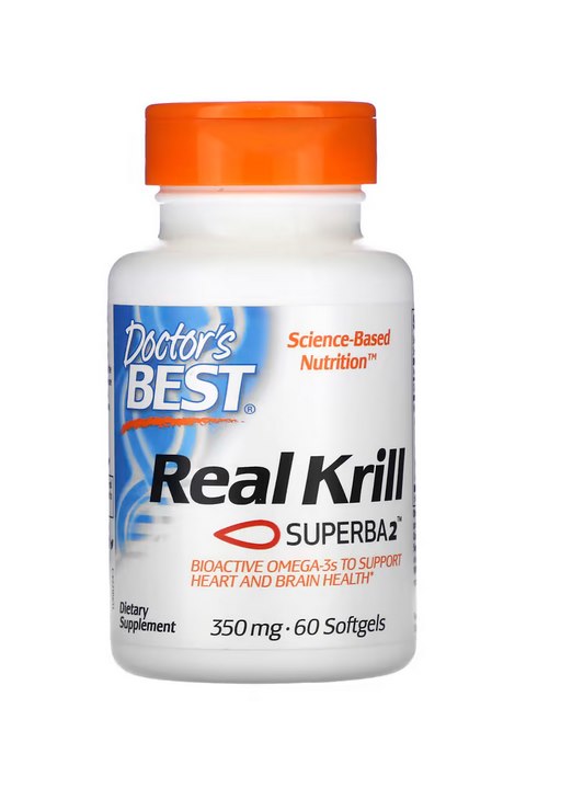 DOCTOR'S BEST krilliõli – tõeline krill 60 kapslit