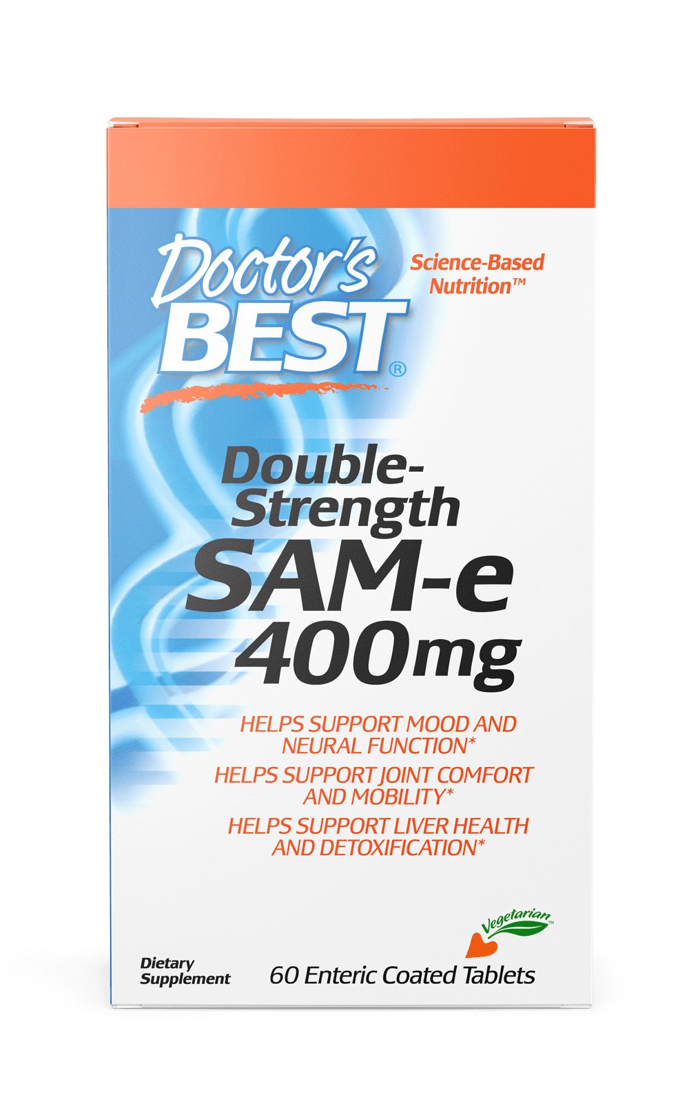 Doctor's Best Retsept SAMe 400 mg 60 tabletti