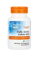 DOCTOR'S BEST Foolhape Quatrefolic 400 mcg 90 kapslit