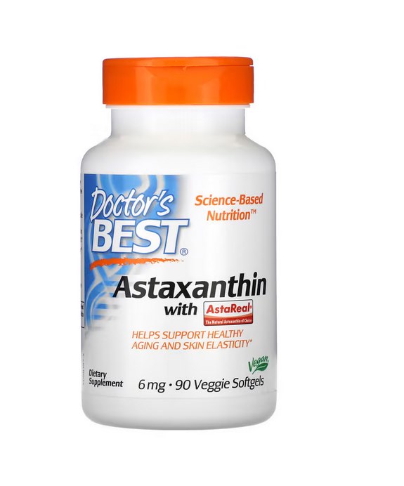 DOCTOR'S BEST astaksantiin 90 kapslit