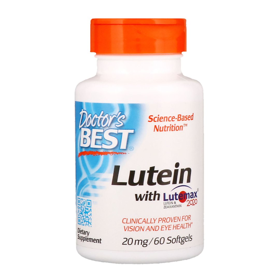 DOCTOR'S BEST Luteiin ja Zeaksantiin – Lutemax 60 kapslit