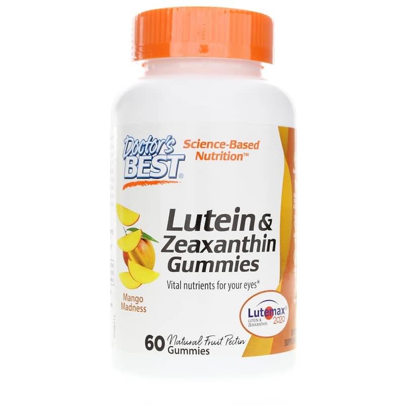 DOCTOR'S BEST Luteiin ja Zeaksantiin kummikommid 60 tk