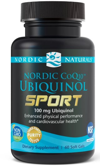 NORDIC NATURALS CoQ10 Ubiquinol Sport 60 kapslit