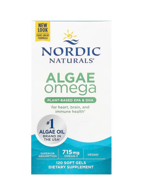 NORDIC NATURALS vetikate oomega 120 kapslit