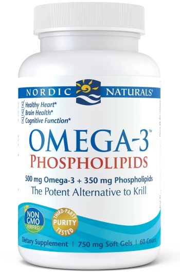 NORDIC NATURALS Omega-3 fosfolipiidid 60 kapslit