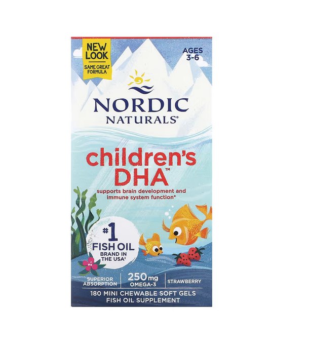 NORDIC NATURALS Laste DHA 250 mg 180 kapslit