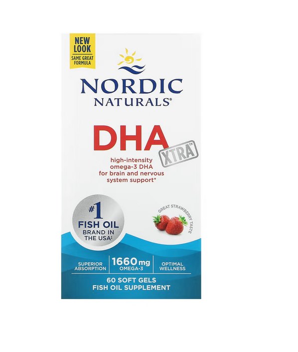 NORDIC NATURALS DHA Xtra oomega-3 õli 60 kapslit