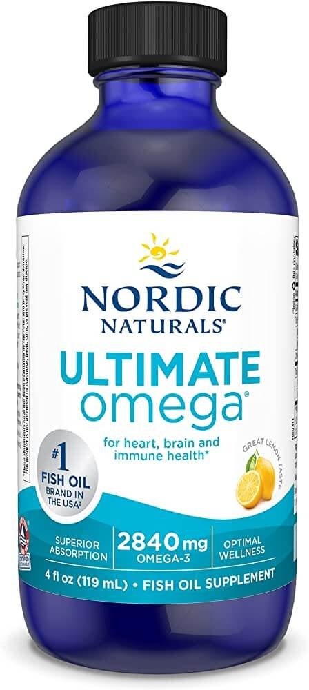 NORDIC NATURALS Ultimate Omega, sidrunimaitseline, 2840 mg 119 ml