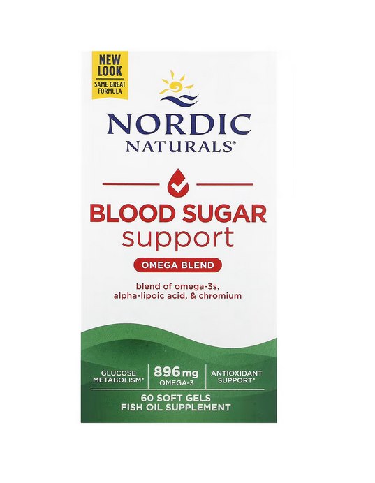 NORDIC NATURALS Omega veresuhkur 60 kapslit