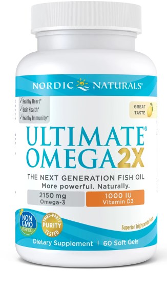 NORDIC NATURALS Ultimate Omega 2X D3-vitamiiniga 60 kapslit