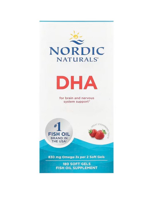 NORDIC NATURALS DHA Omega-3 õli 180 kapslit
