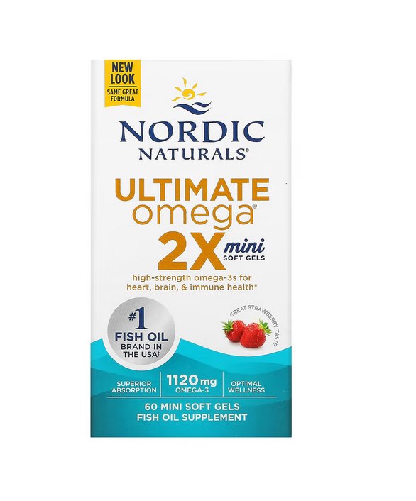 NORDIC NATURALS Ultimate Omega 2X Mini 60 kapslit
