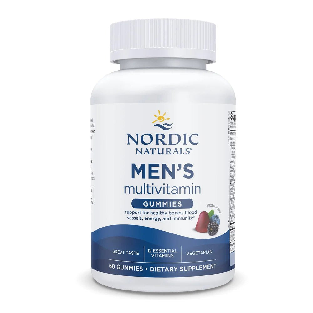 NORDIC NATURALS multivitamiinsed kummikommid meestele 60 kummikommi
