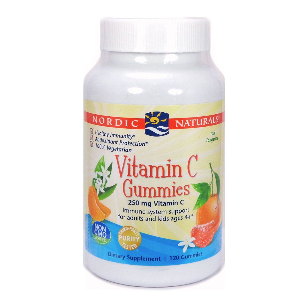 NORDIC NATURALS C-vitamiini kummikommid, 120 kummikommi