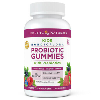 NORDIC NATURALS probiootilised kummikommid lastele 60 kummikommi