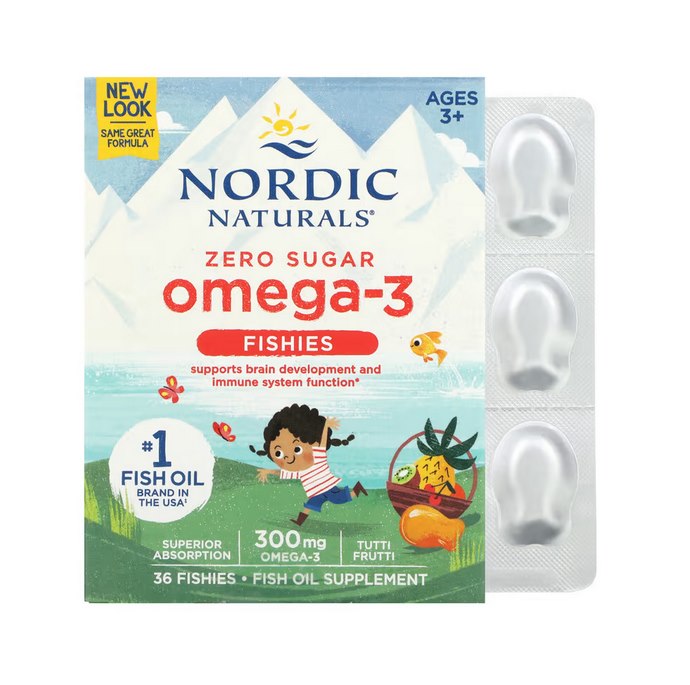 NORDIC NATURALS Nordic Omega-3 kummikommid 36 tk