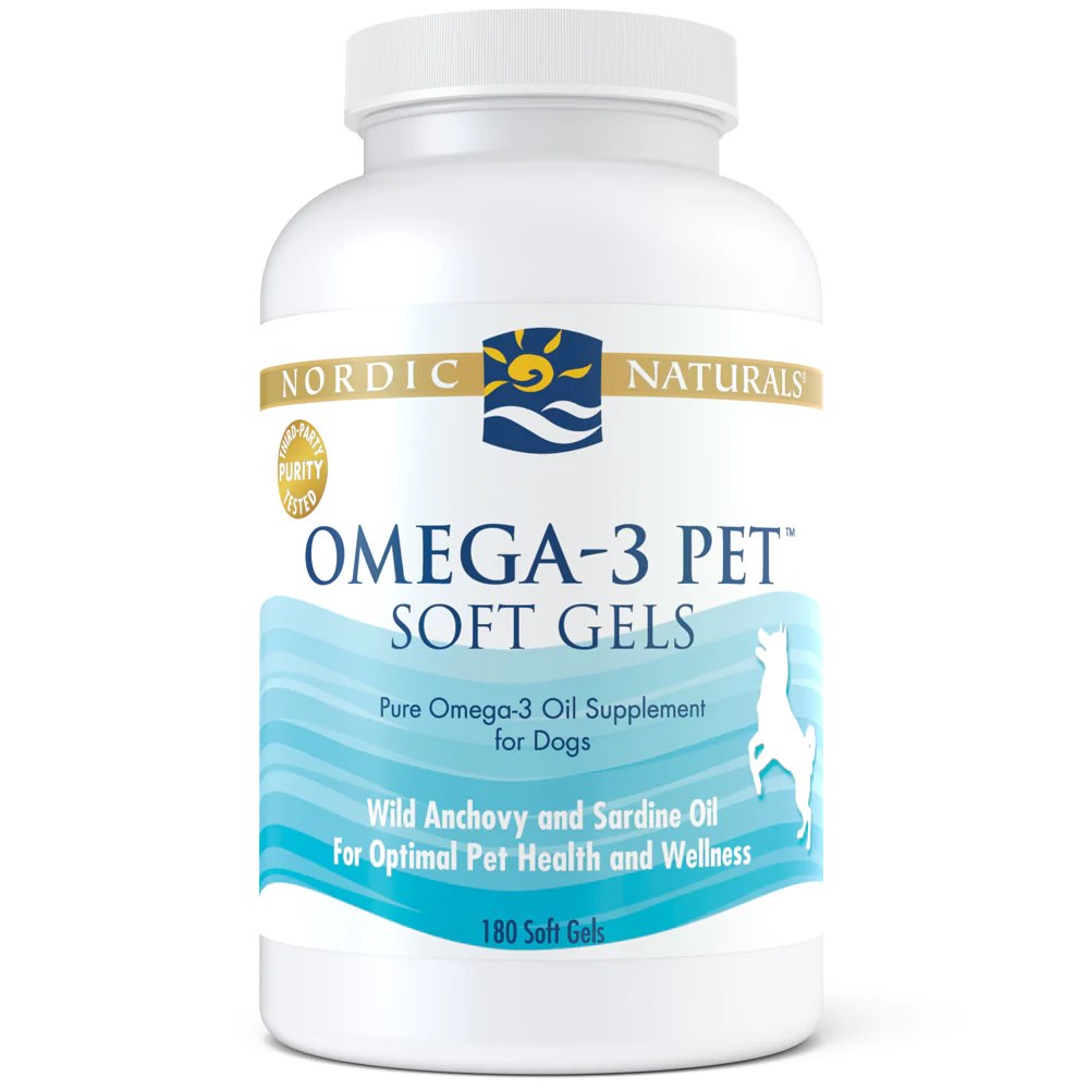 NORDIC NATURALS lemmikloomadele - Oomega-3 180 kapslit