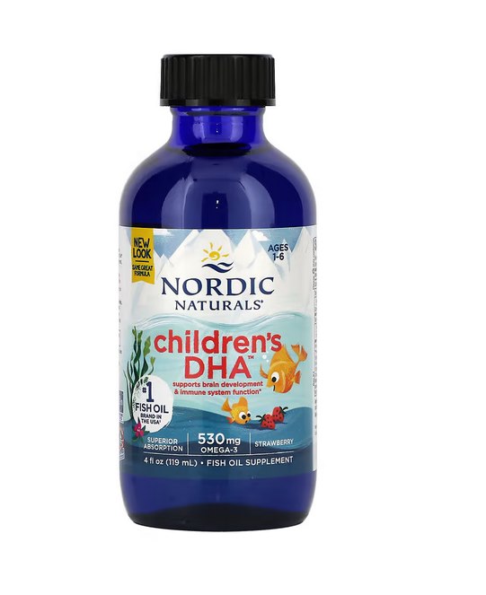 NORDIC NATURALS DHA laste oomega-3 toidulisand 530 mg 119 ml