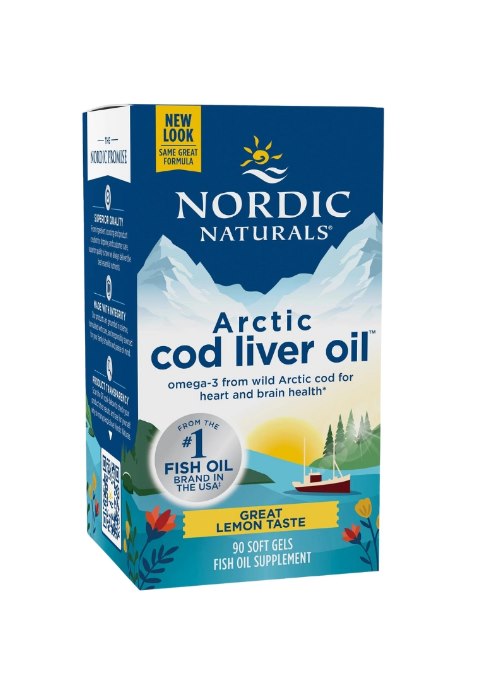 NORDIC NATURALS Arcticu tursa maksaõli sidruniga 90 kapslit