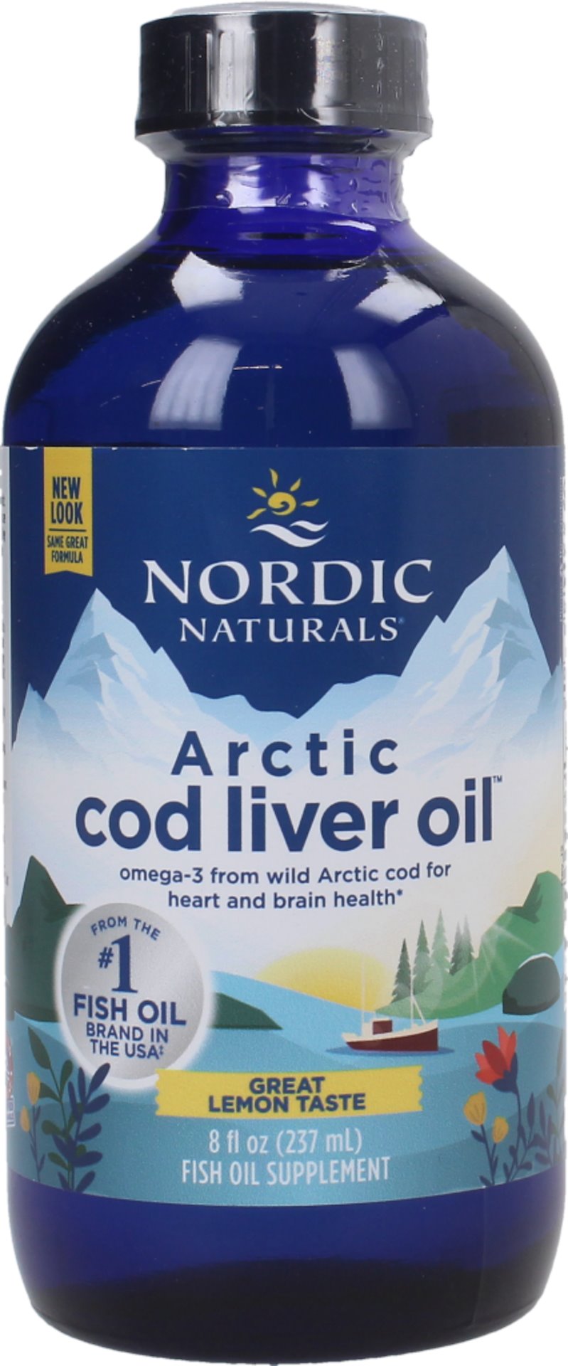 NORDIC NATURALS Arktika tursamaksaõli sidrunimaitseline 237 ml