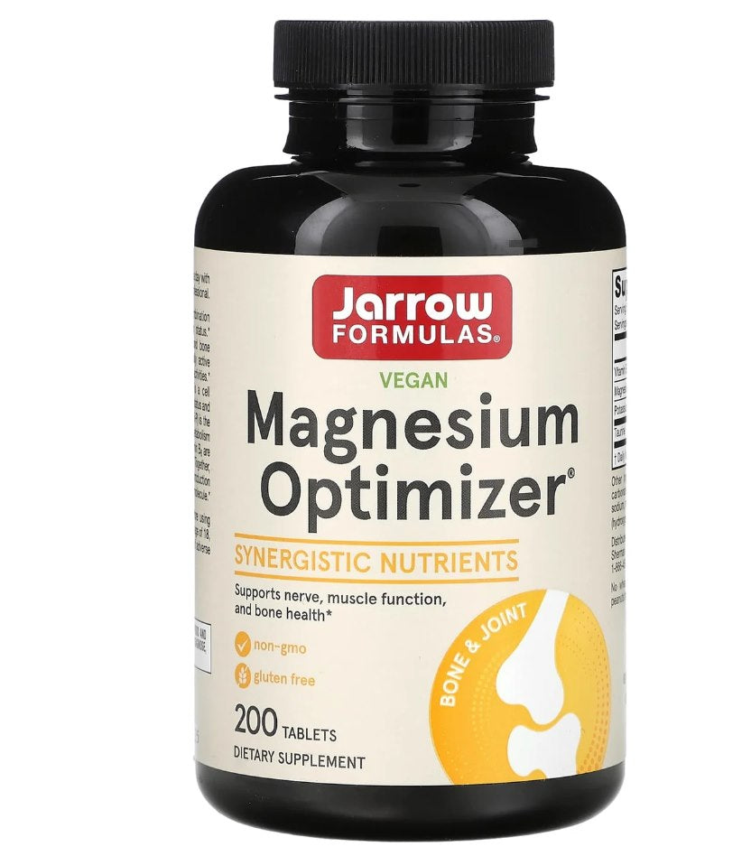 JARROW FORMULAS Magneesiummalaat + B6 - Magneesiumi optimeerija 200 tabletti