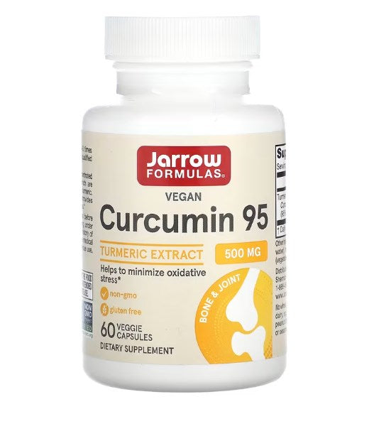 JARROW FORMULAS Kurkumiini 95 kompleks – kurkum 500 mg 60 kapslit