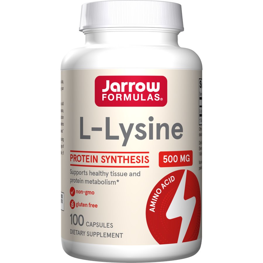 JARROW FORMULAS L-lüsiin 500 mg 100 kapslit