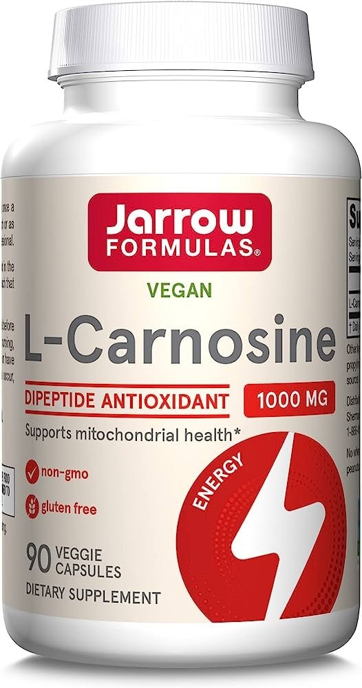 JARROW FORMULAS L-karnosiin 500 mg - L-karnosiin 90 kapslit