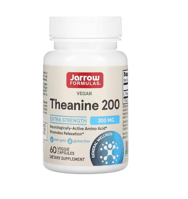 JARROW FORMULAS L-Teaniin 200 mg - Suntheanine 60 kapslit