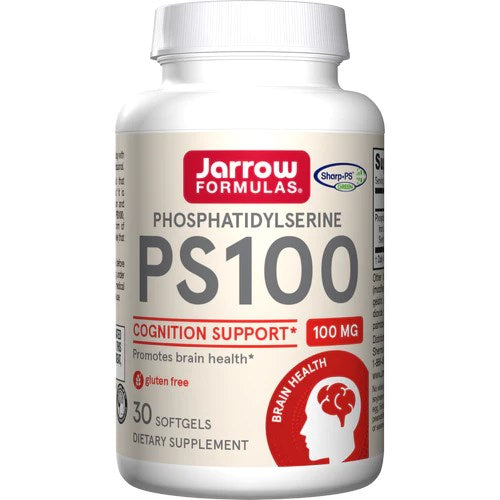 JARROW FORMULAS PS100 – fosfatidilseriin 100 mg sojavaba 30 kapslit