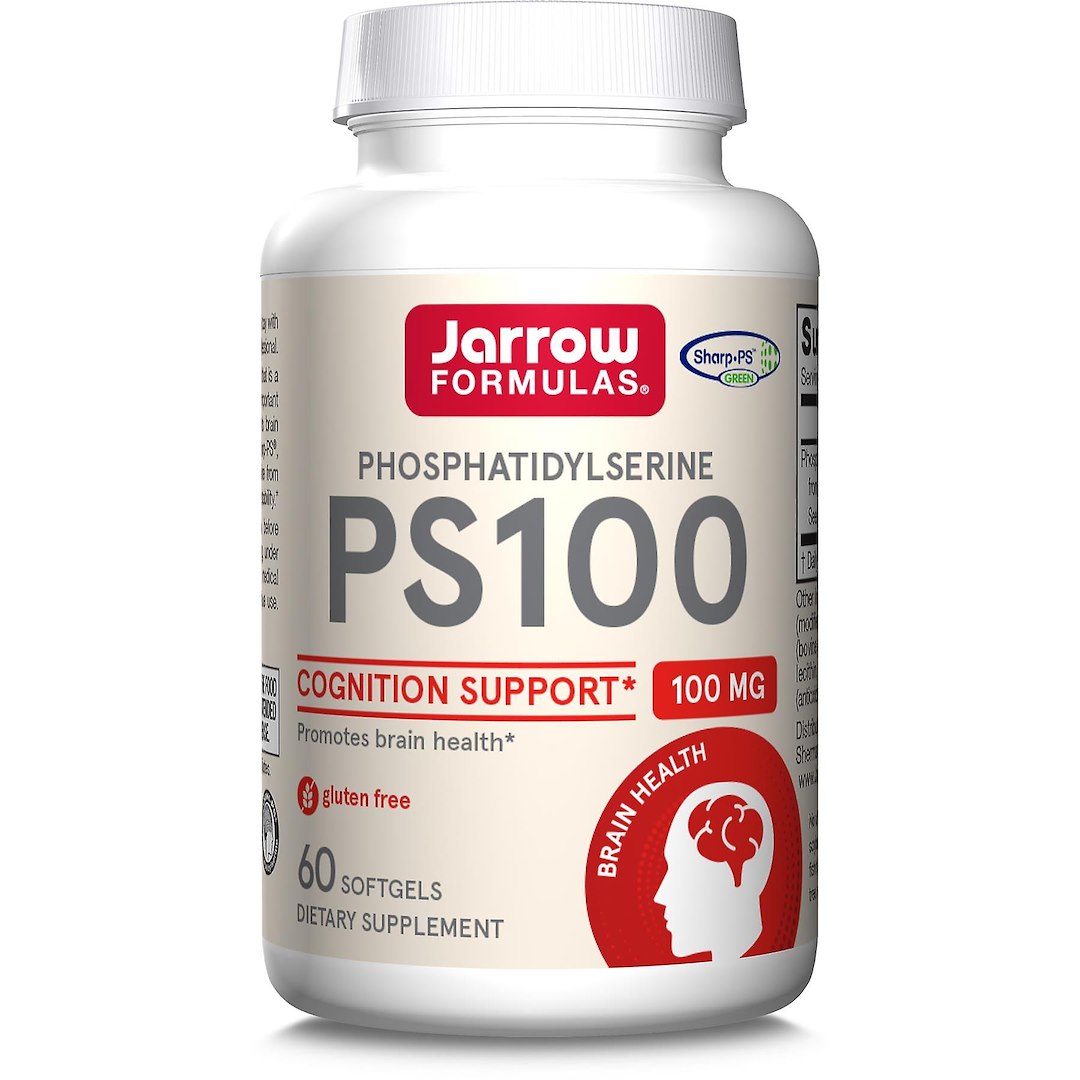 JARROW FORMULAS PS100 – fosfatidüülseriin 100 mg sojavaba 60 kapslit