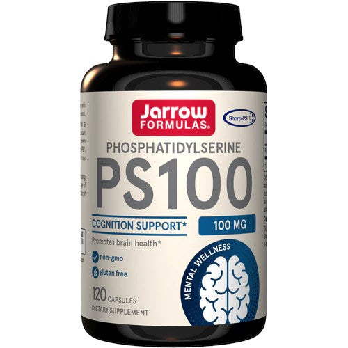 JARROW FORMULAS PS100 – fosfatidilseriinas 100 mg 120 kapsulių