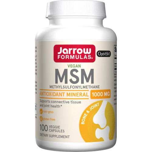 JARROW FORMULAS MSM OptiMSM 1000 mg 100 kapslit