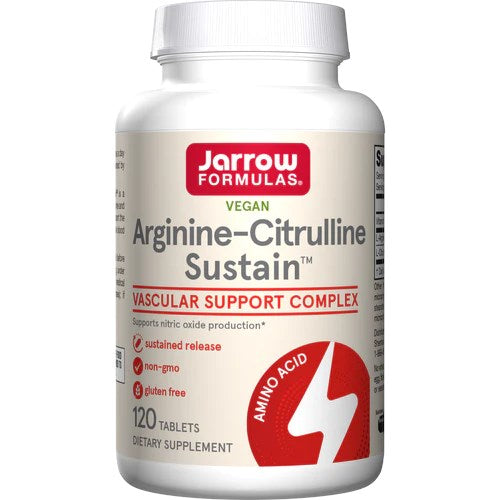 JARROW FORMULAS Arginine-Citrulline Sustain 120 tabletti