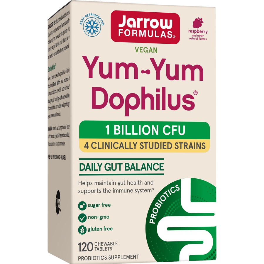 JARROW FORMULAS probiootikum Yum-Yum Dophilus 120 tabletti
