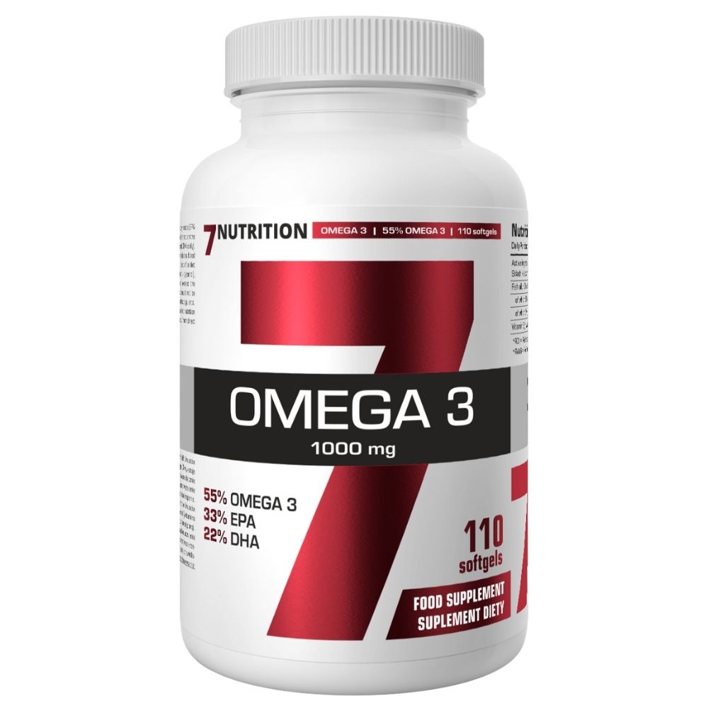7Nutrition Omega 3 1000 mg - 110 kapslit