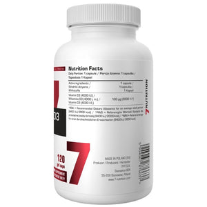 7Nutrition vitaminas D3 4000 TV - 120 kapsulių - Magnis.lt