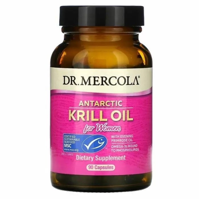 DR. MERCOLA Antarktika krilliõli naistele 90 kapslit