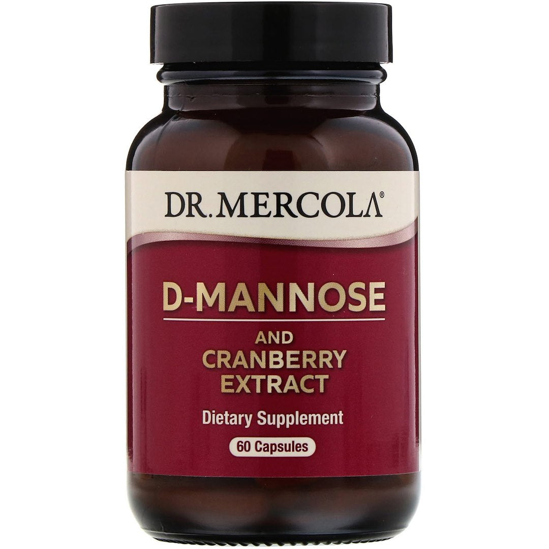 DR. MERCOLA D-mannoos koos jõhvikatega 60 kaps.