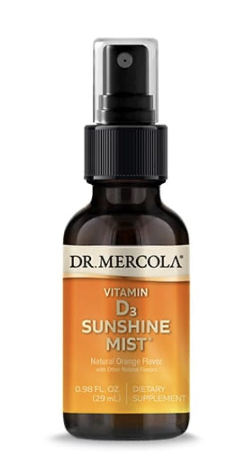 DR. MERCOLA Vitamiin D3 Päikesepihusti - Vitamiin D3 29 ml