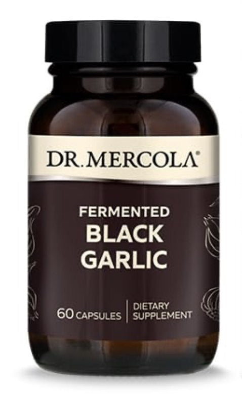 DR. MERCOLA Fermenteeritud must küüslauk 60 kaps.