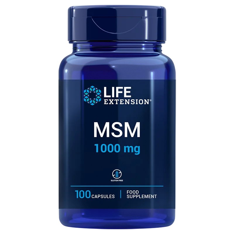 Life Extension väävli MSM – metüülsulfonüülmetaan EL 100 kaps.