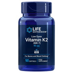 Life Extension Madala doosiga vitamiin K2 MK7 EU 90 kapslit