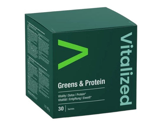 VITALIZED rohelised supertoidud ja valgud 30 pakki